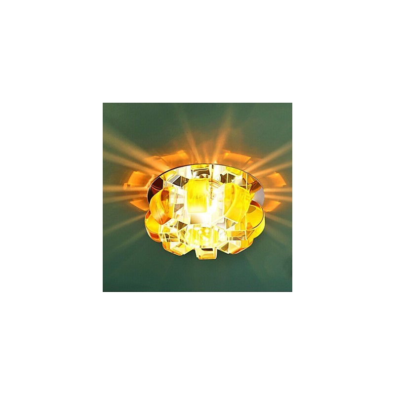 Lámpara de cristal SMD de 12 x 4,5 cm con tubo creativo, foco de luz de cúpula absorbente