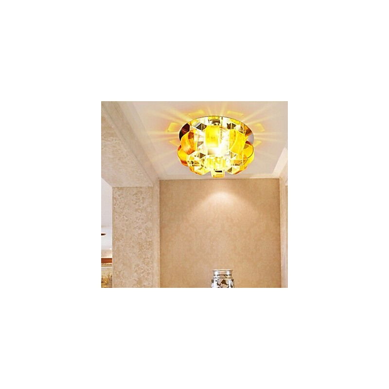 Lámpara de cristal SMD de 12 x 4,5 cm con tubo creativo, foco de luz de cúpula absorbente