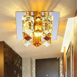 Lámpara de cristal SMD de 12 x 4,5 cm con tubo creativo, foco de luz de cúpula absorbente