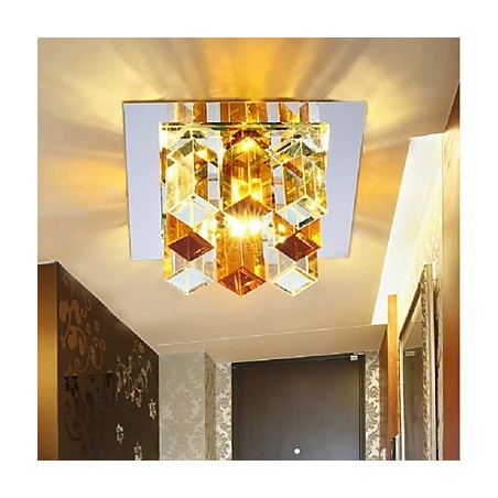 Lámpara de cristal SMD de 12 x 4,5 cm con tubo creativo, foco de luz de cúpula absorbente Lámpara de cristal SMD de 12 x 4,5 cm con tubo creativo, foco de luz de cúpula absorbente