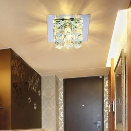 Lámpara de cristal SMD de 12 x 4,5 cm con tubo creativo, foco de luz de cúpula absorbente