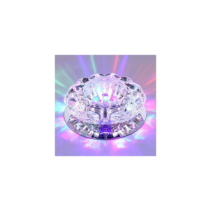 Lámpara de techo de cristal SMD 3W, lámpara creativa, luz de cúpula absorbente