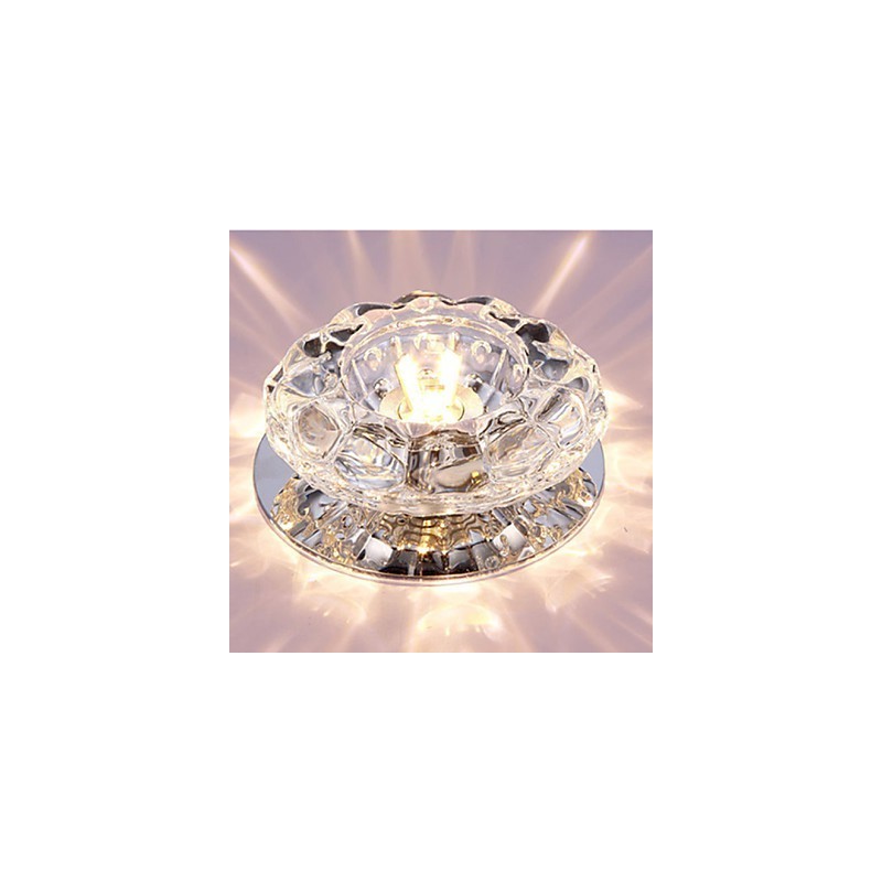 Lámpara de techo de cristal SMD 3W, lámpara creativa, luz de cúpula absorbente