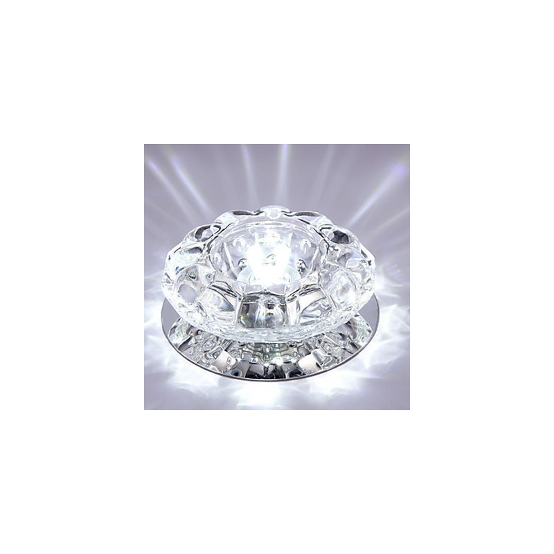 Lámpara de techo de cristal SMD 3W, lámpara creativa, luz de cúpula absorbente