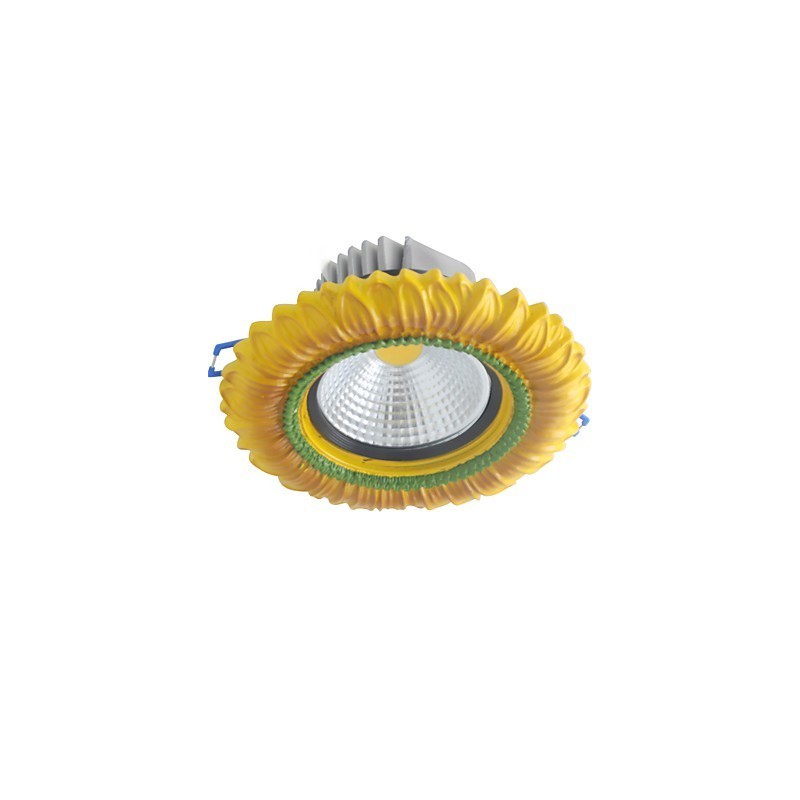 Lámpara de techo europea de 1 vatio, diámetro del orificio de la lámpara: 6,7 cm, estilo retro mediterráneo.
