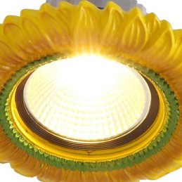 Lámpara de techo europea de 1 vatio, diámetro del orificio de la lámpara: 6,7 cm, estilo retro mediterráneo.