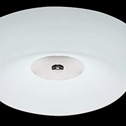 Lámpara empotrada moderna contemporánea de metal cromado de 77 W