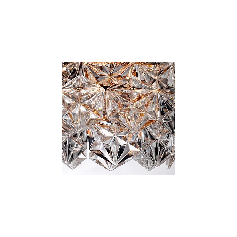 Lámpara colgante de cristal moderna contemporánea Otros cristales Lámpara colgante de cristal Montaje empotrado