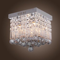 Lámpara de techo moderna de cristal contemporáneo estilo mini