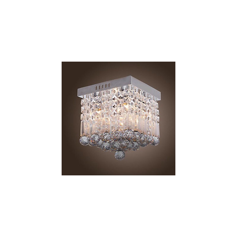 Lámpara de techo moderna de cristal contemporáneo estilo mini