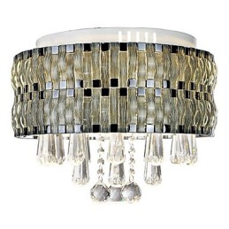 Elegante lámpara de techo de cristal