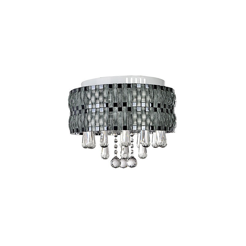 Elegante lámpara de techo de cristal