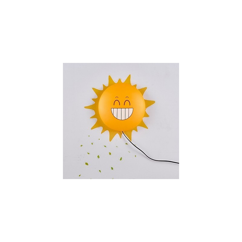 Papel tapiz Lámparas de pared Flor Cara DIY Diversión Ambiente Luz de noche Niños Lámpara de noche Decoración Sol