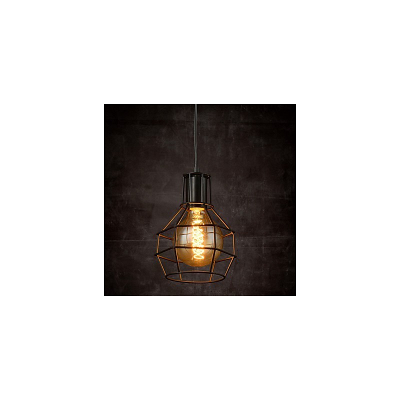 Lámpara colgante creativa de estilo americano de 1 luz