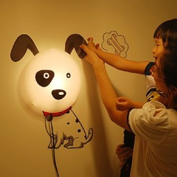 Plástico resistente a altas temperaturas y 10 °C que permite quitar pegatinas de pared. Lámpara de pared creativa con papel tapiz 3D.