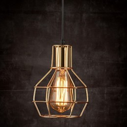 Lámpara colgante creativa de estilo americano de 1 luz