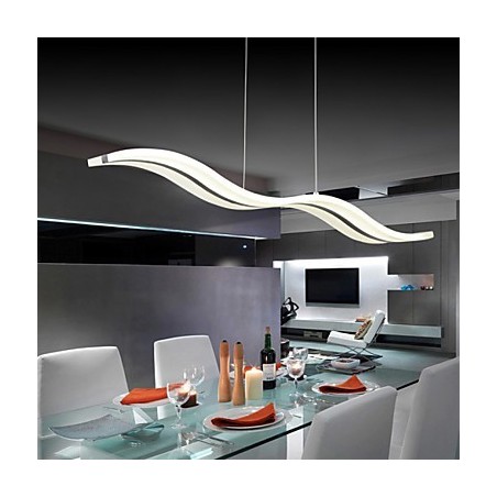 Lámpara colgante contemporánea moderna de cromo