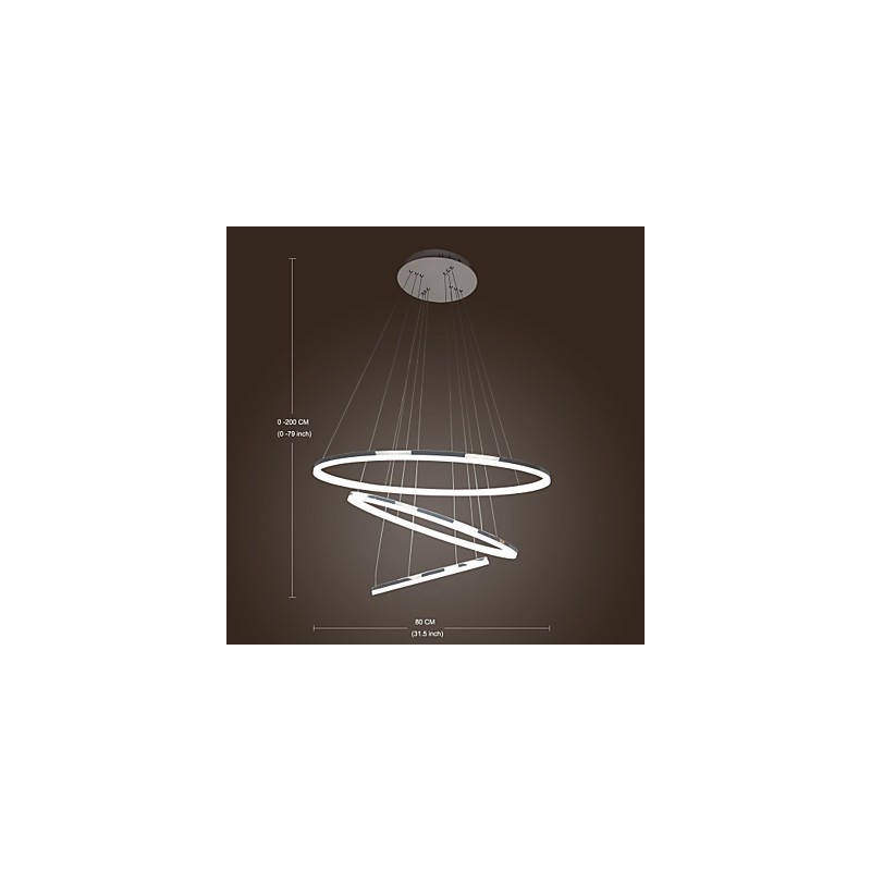Lámpara colgante de metal galvanizado estilo mini moderno y contemporáneo de 70 W