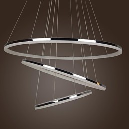Lámpara colgante de metal galvanizado estilo mini moderno y contemporáneo de 70 W
