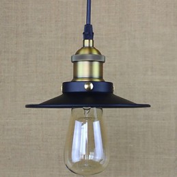 Lámpara colgante pequeña, sencilla, industrial, retro, ultraminiatura, estilo country americano