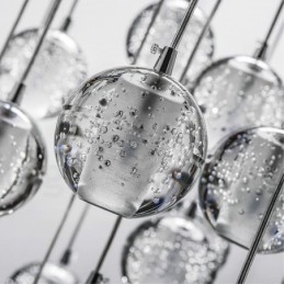 Lámpara colgante de bola de cristal Meteorer de Creative Engineering Stage