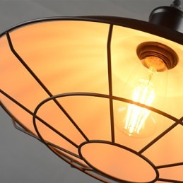 Lámpara colgante industrial retro