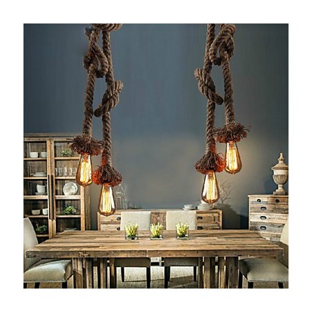 Lámparas colgantes 2 luces El viento industrial que restaura las formas antiguas es la lámpara colgante creativa del mostrador del café Lámparas colgantes 2 luces El viento industrial que restaura las formas antiguas es la lámpara colgante creativa del mostrador del café
