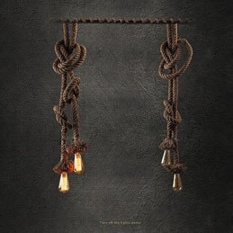 Lámparas colgantes 2 luces El viento industrial que restaura las formas antiguas es la lámpara colgante creativa del mostrador del café