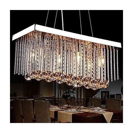 Lámpara de araña de metal de cristal clásica tradicional contemporánea moderna para niños Lámpara de araña de metal de cristal clásica tradicional contemporánea moderna para niños