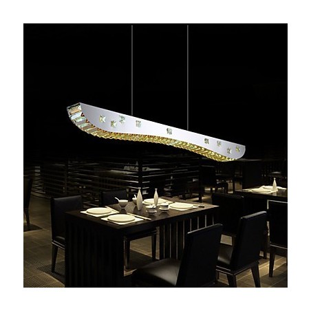 Lámpara colgante de cristal Lámpara colgante de metal cromado Cristal ámbar o transparente Lámpara colgante de cristal Lámpara colgante de metal cromado Cristal ámbar o transparente