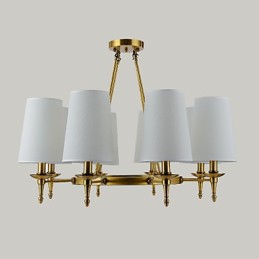 Familia de lámparas colgantes de diseño decorativo contemporáneo moderno de 8 luces