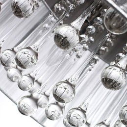 Lámpara colgante moderna de tambor de 4 luces