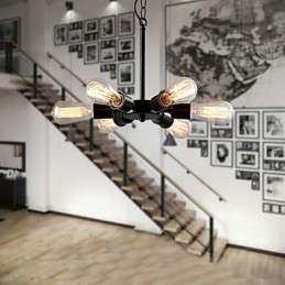 Lámpara de araña retro Edison