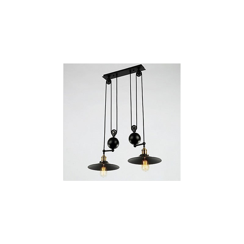 Lámpara colgante de metal creativa Lámparas colgantes modernas Lámpara colgante de café