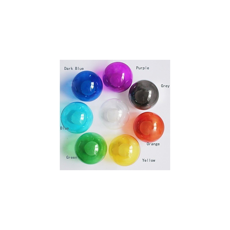 Lámpara colgante moderna de vidrio coloreado con forma de globo de burbujas y 19 luces