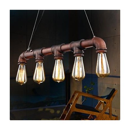 Lámpara colgante industrial estilo loft estilo country americano con conductos Lámpara colgante industrial estilo loft estilo country americano con conductos