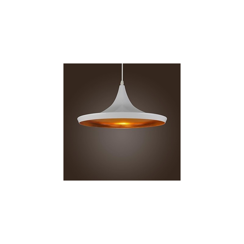 Lámpara colgante de metal con pintura retro de estilo campestre contemporáneo moderno