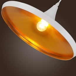 Lámpara colgante de metal con pintura retro de estilo campestre contemporáneo moderno