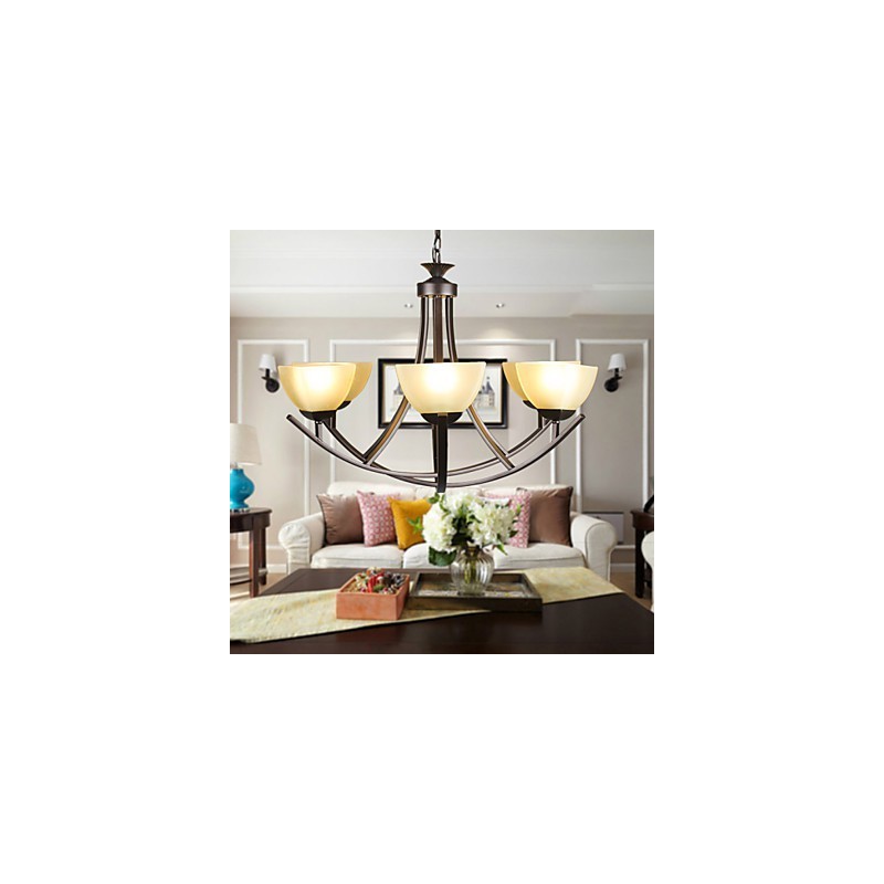 Lámpara colgante de lujo Iluminación rústica Iluminación