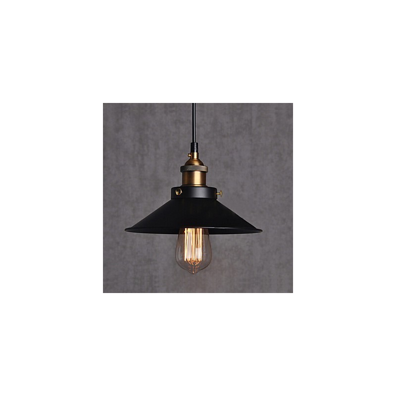 Lámpara colgante clásica retro de estilo europeo con bombilla de 22 cm de diámetro.