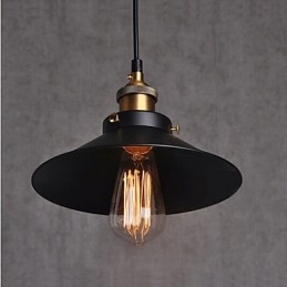 Lámpara colgante clásica retro de estilo europeo con bombilla de 22 cm de diámetro.