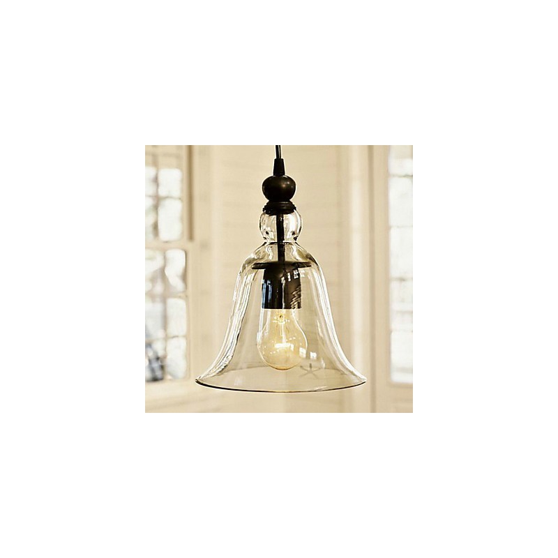 Lámpara colgante galvanizada estilo mini cuenco vintage clásico tradicional