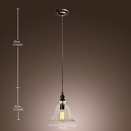 Lámpara colgante galvanizada estilo mini cuenco vintage clásico tradicional