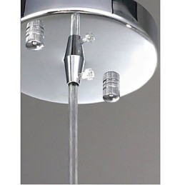Lámpara colgante moderna y contemporánea de cristal en forma de globo, estilo mini, galvanizada