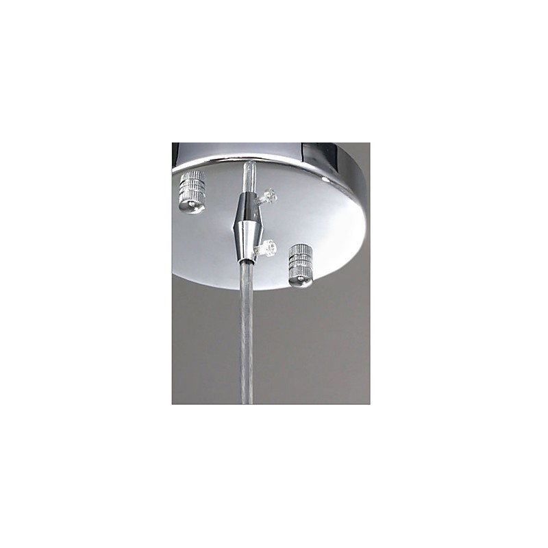Lámpara colgante moderna y contemporánea de cristal en forma de globo, estilo mini, galvanizada