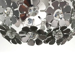 Lámpara colgante moderna y contemporánea de cristal en forma de globo, estilo mini, galvanizada