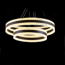 Lámpara colgante moderna de cristal de 120 W