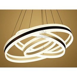 Lámpara colgante moderna de cristal de 120 W