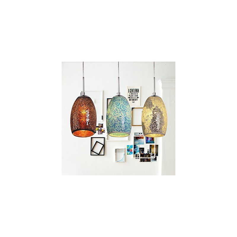 Lámpara colgante de metal con pintura vintage clásica tradicional