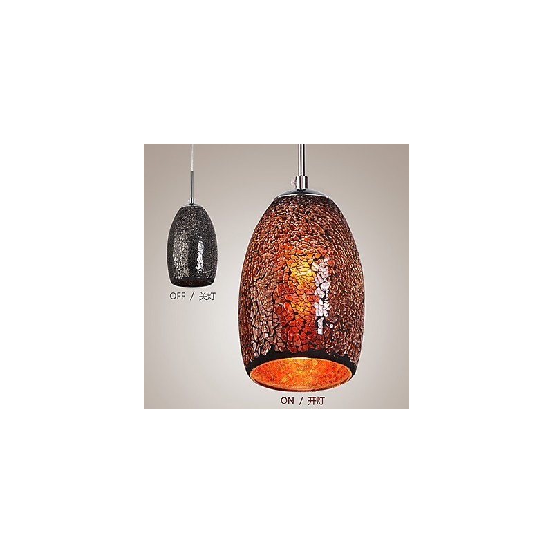 Lámpara colgante de metal con pintura vintage clásica tradicional